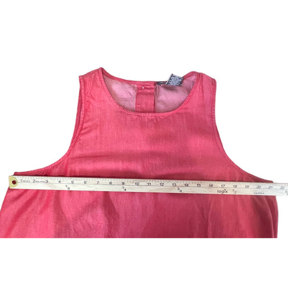 Chelsea &‎ Theodore Women's Sleeveless Red Dress Size Petite Large - Picture 8 of 12